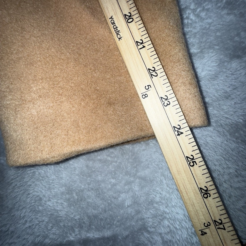 Varsity Town Clothes ORIENTAL CASHMERE Overcoat Top Coat 46R Golden Brown VTG - Picture 13 of 15